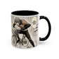 Mumen Rider Comic Panel Coffee Mug  Anime Hero Bike Design (11/15oz)