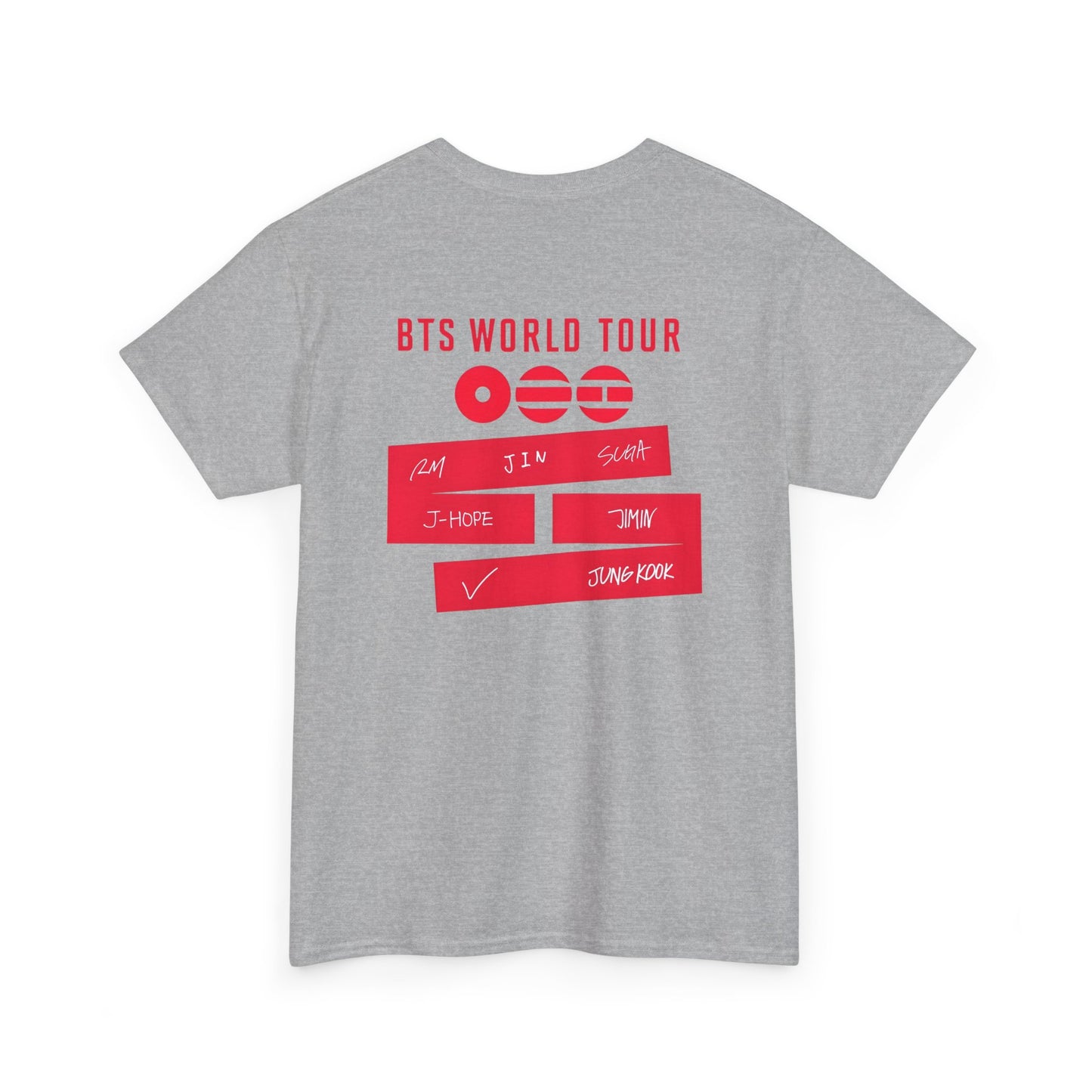 BTS World Tour Jungkook T-Shirt | K-Pop Concert Tee