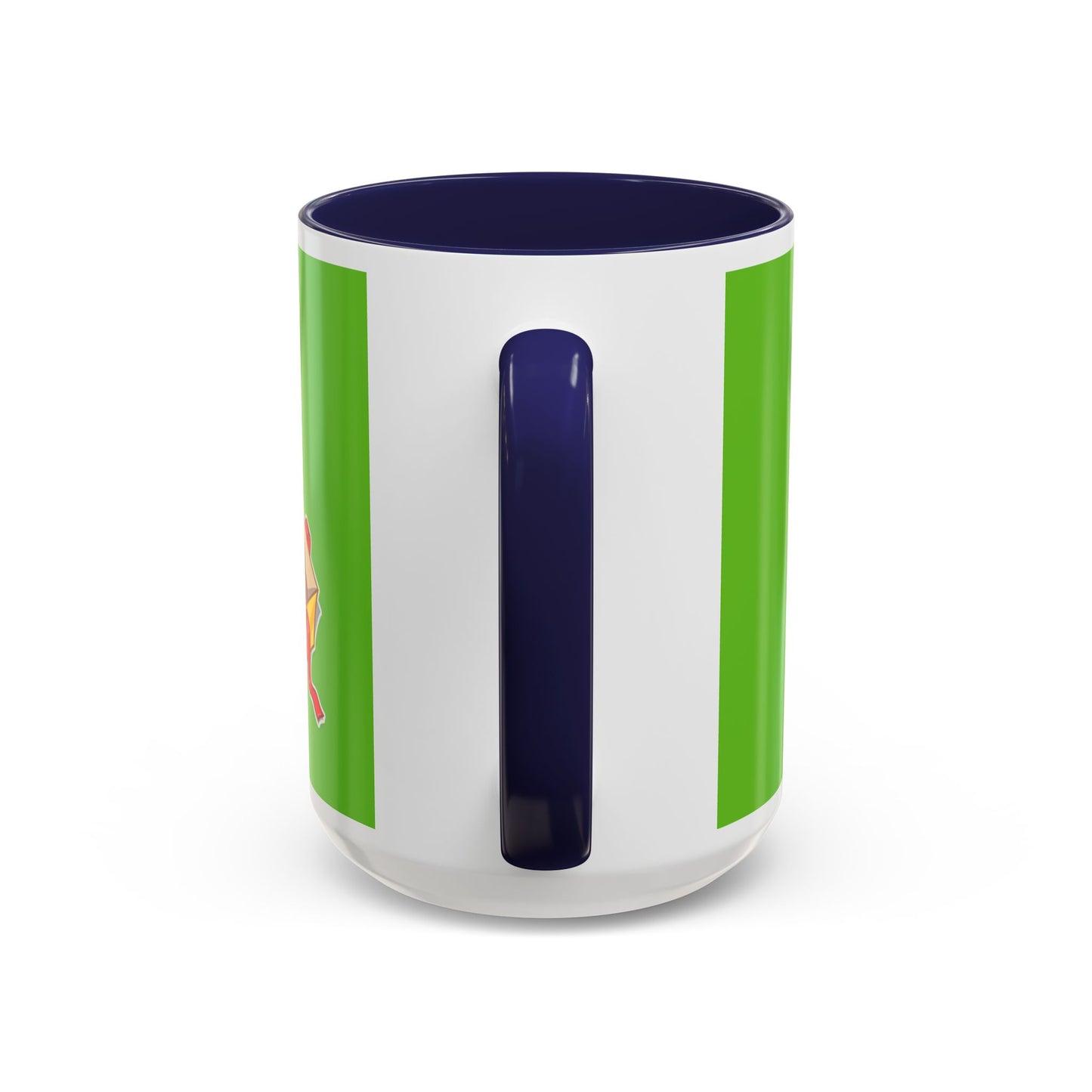 Grinch Character with Poop Present Mug | Accent Coffee Mug