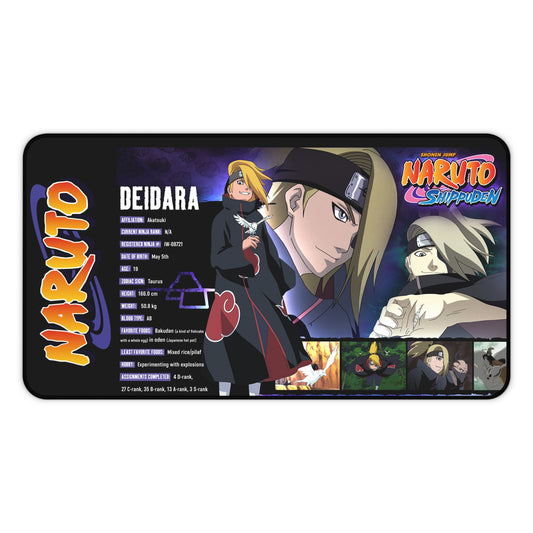 Deidara Desk Mat | Naruto Inspired Desk Mat