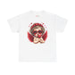 Valentine Cherub Heart Sunglasses T-Shirt | Cupid Angel with Red Wings
