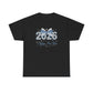 2026 Happy New Year Tee Festive Blue Bow New Year T-Shirt