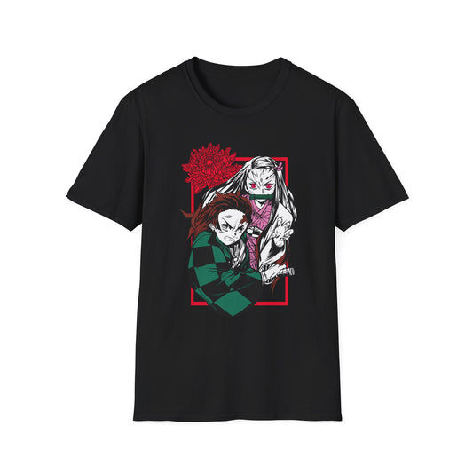 Anime Demon Slayer Tanjiro & Nezuko Graphic T-Shirt