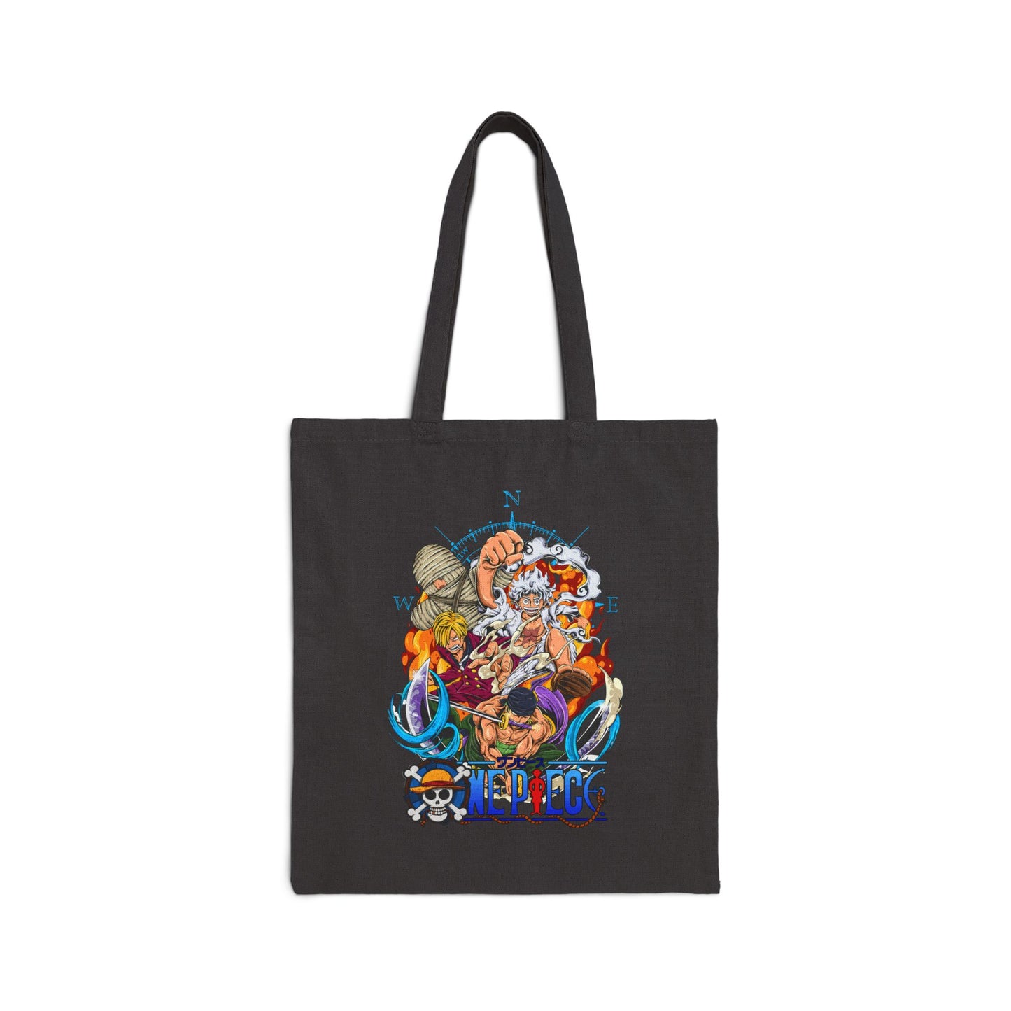 Straw Hat Crew Cotton Canvas | One Piece Anime Tote Bag
