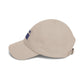 Super Dad embroidered logo Classic Dad Cap | White baseball hat