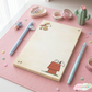 Cute Snoopy & Woodstock Vintage Notepad | Half Letter Notepad, 60 pages