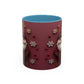 Cute Santa Face Holiday Mug | Christmas Accent Coffee Mug