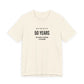 Customized Authentic 50 Years Of Not Giving A Damn T-Shirt | 50th Birthday Tee