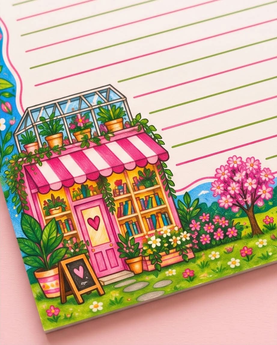 Botanical Garden Greenhouse Memo Pad