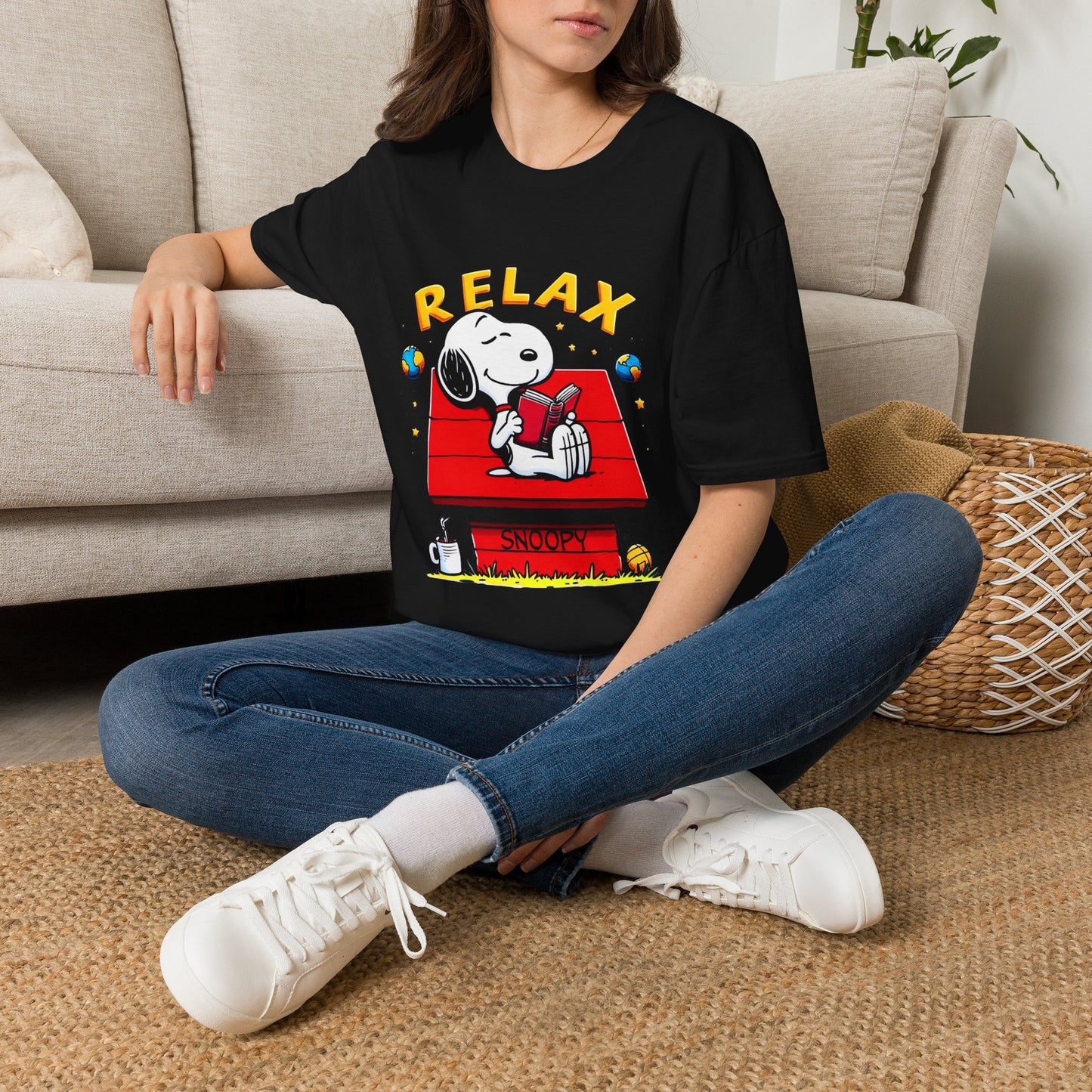 Relax Snoopy T-Shirt — Vintage Peanuts Graphic Tee