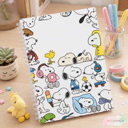 Cute Snoopy Notebook | A5 (5.82 x 8.26 in)