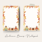 Watercolor Autumn Bear Notes (50 pages)