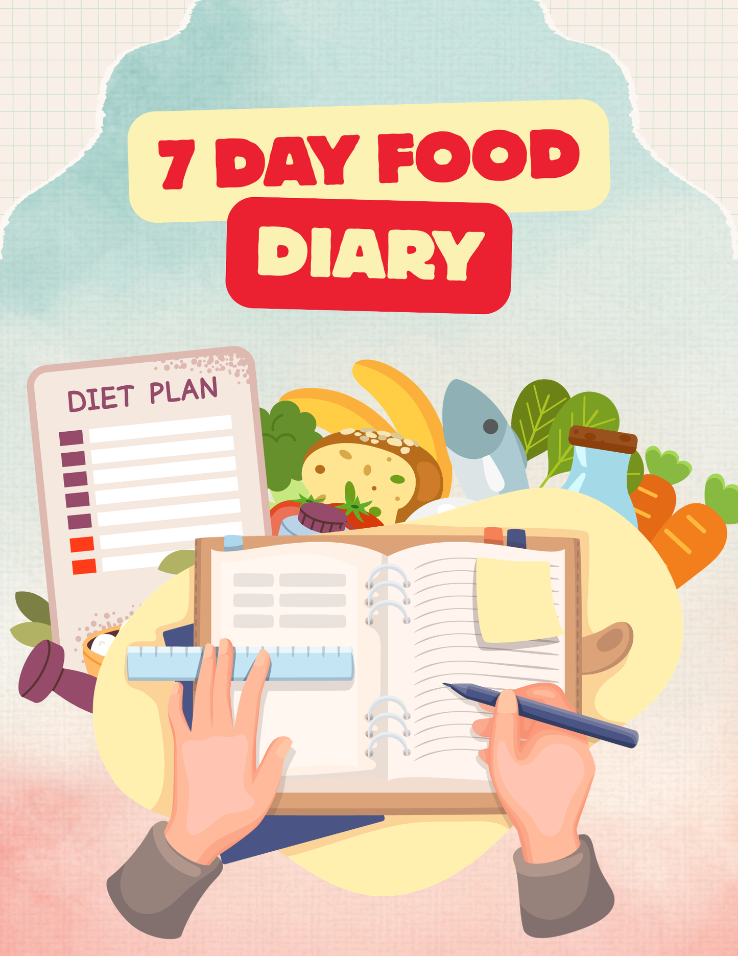 7 DAY FOOD Diary | Digital Download