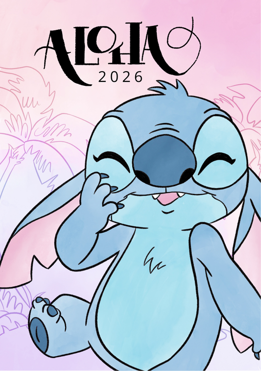 Stitch Inspired 2026 Planner | Digital Download