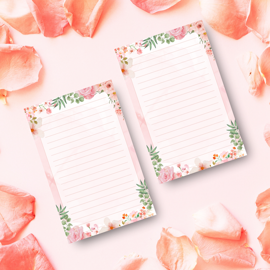 Floral Notepad Collection | 50 pages
