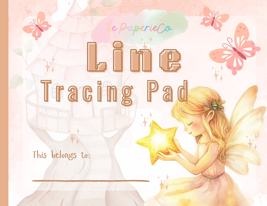 Line Tracing Pad - Fairy Theme | Digital Download