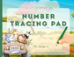 Number Tracing Pad - Safari Theme | Digital Download