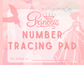 Number Tracing Pad - Princess Theme | Digital Download