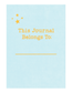 Creative Writing Journal (Junior High School)