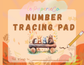 Number Tracing Pad - Animal Theme | Digital Download