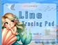 Line Tracing Pad - Mermaid Theme | Digital Download