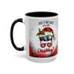 Just a Girl Who Loves Christmas Skull Mug | Accent Coffee Mug 11oz/15oz