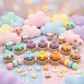 Kawaii Dumpling Keychain Clickers