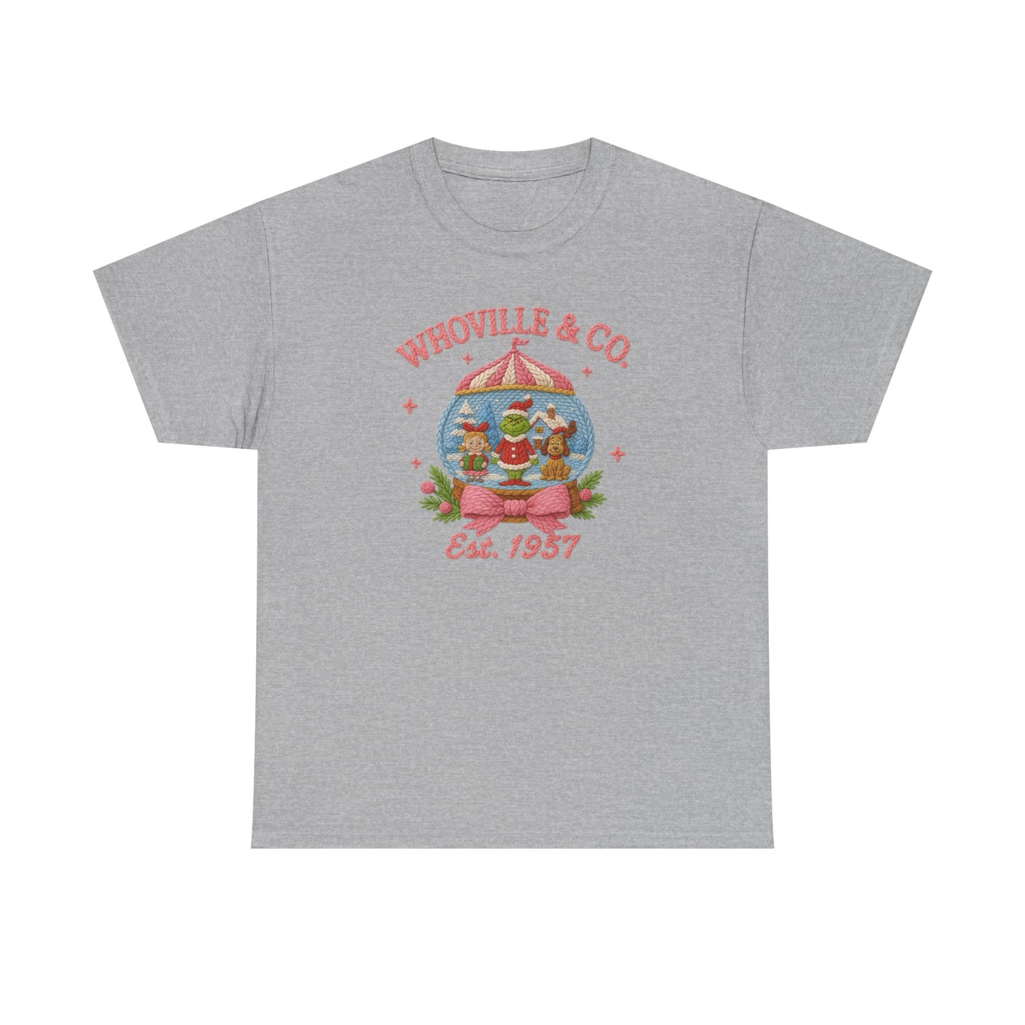 Whoville Snow Globe tee | Christmas Dr. Seuss inspired shirt, holiday village design