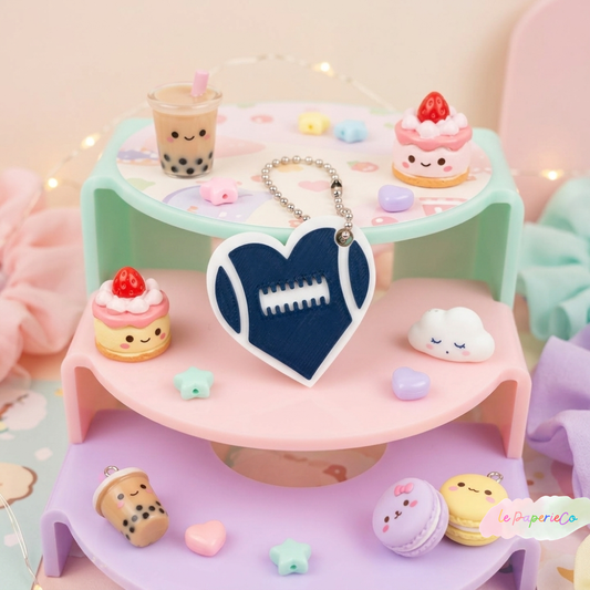 Love Football Keychain