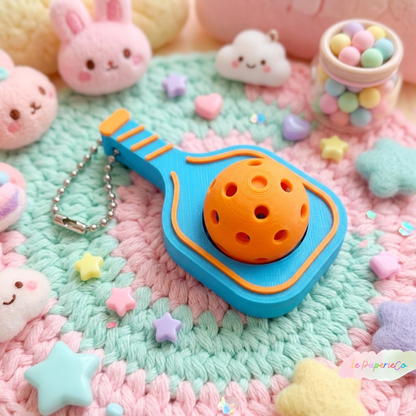 Kawaii Pickleball Keychains