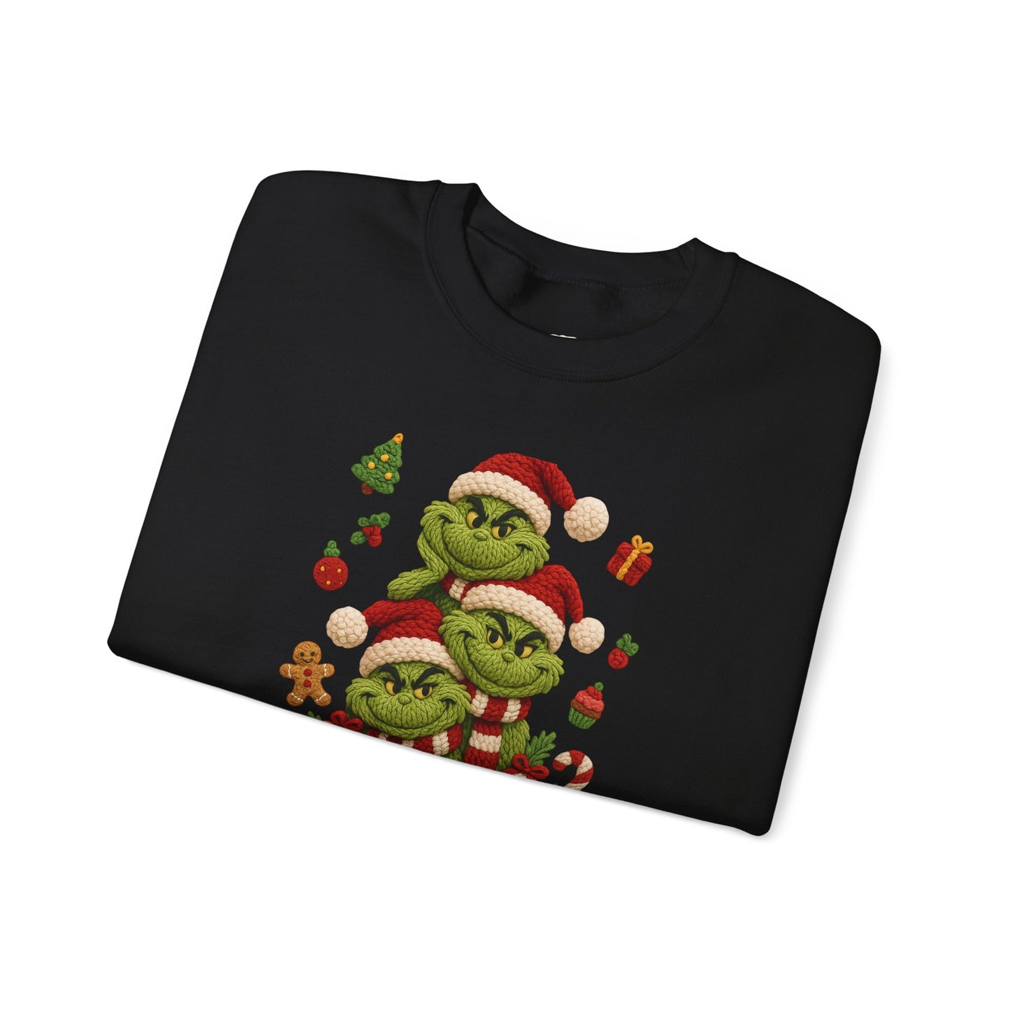 Grinch Family Christmas Tee | Cute Holiday Santa Grinches, Presents, Cookies