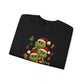 Grinch Family Christmas Tee | Cute Holiday Santa Grinches, Presents, Cookies