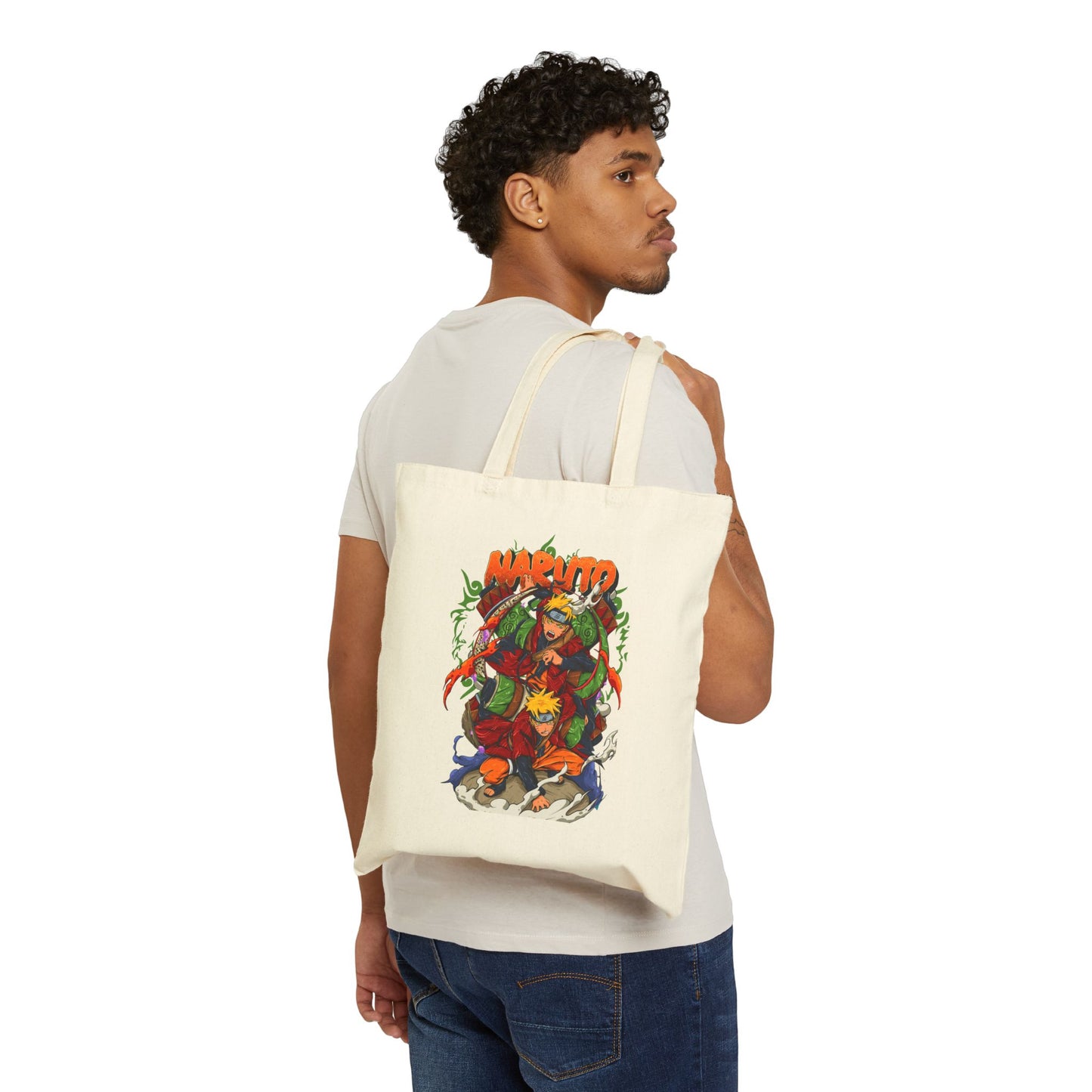 Naruto Art Canvas Tote Bag | Naruto Inspired Tote Bag