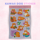 Kawaii Dog Sticker Sheet | Adorable Shiba Inu Decals