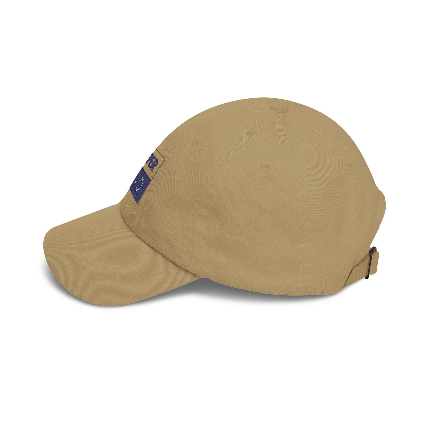 Super Dad embroidered logo Classic Dad Cap | White baseball hat