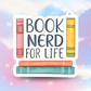 Book Lover Sticker Collection | Holographic Vinyl Water Resistant Stickers