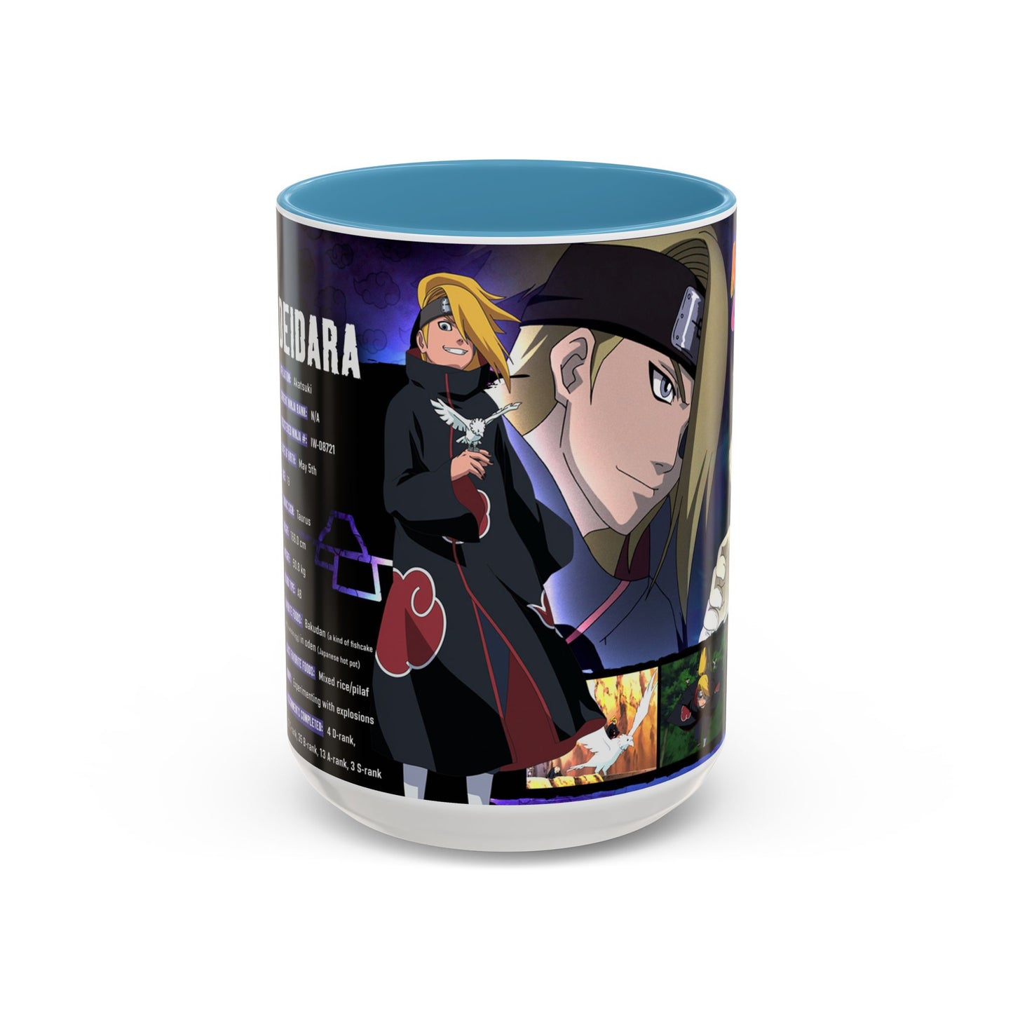 Deidara Naruto Shippuden Accent Coffee Mug | Anime Art Collector’s Mug (11/15oz)