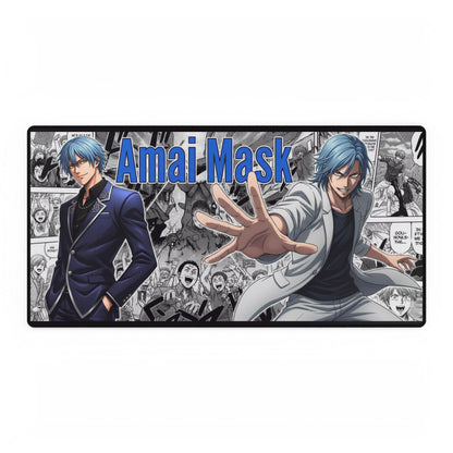 Amai Mask Anime Desk Mat | One Punch Man Inspired Desk Mat