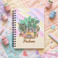Kawaii Pusheen Pastel Rainbow Plants Notebook | A5 Notebook