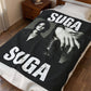SUGA Photo Collage Blanket | BTS Velveteen Plush Blanket