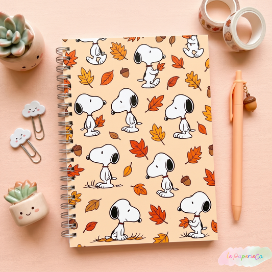 Snoopy Autumn Notebook | A5 (5.82 x 8.26 in)