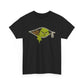 Grumpy Green Monster Peeking Tee | "Ew People" graphic