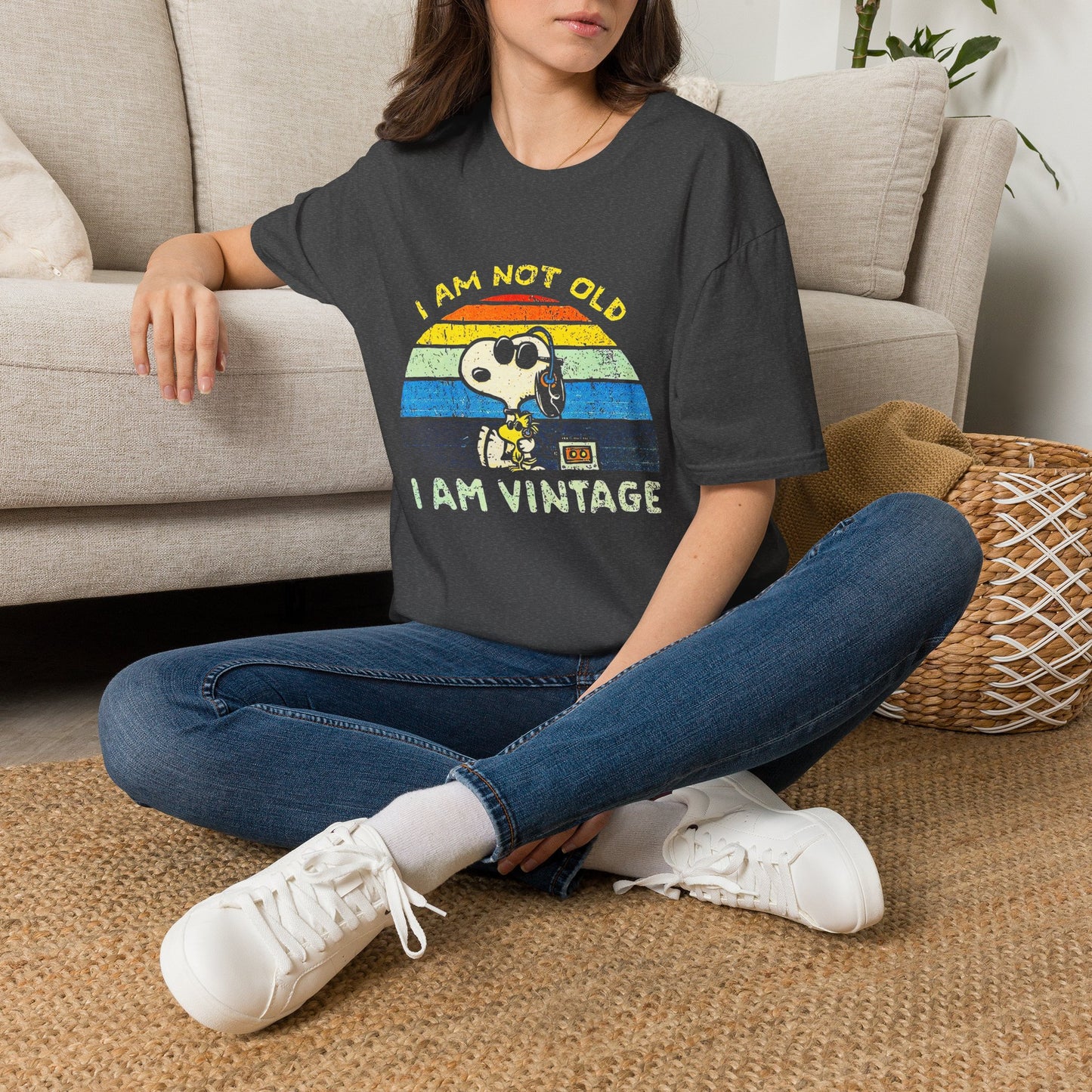 Snoopy "I Am Not Old, I Am Vintage" T-Shirt