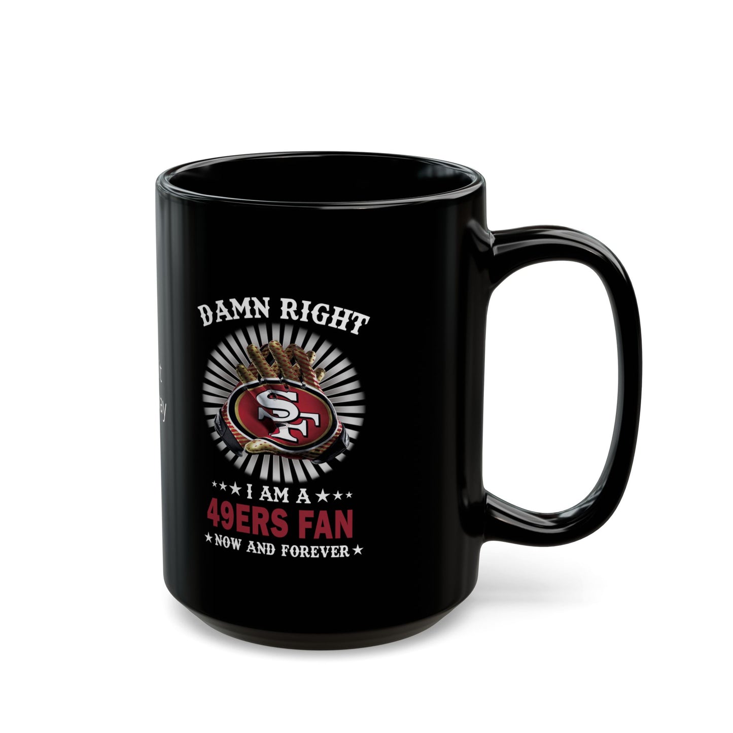 Customizable 49ers Fan Mug | San Francisco Football Logo, 11oz Ceramic