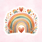 Holographic Rainbow Sticker Collection | Vinyl Water Resistant Stickers