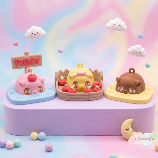 Kawaii Piggy Desk Toys