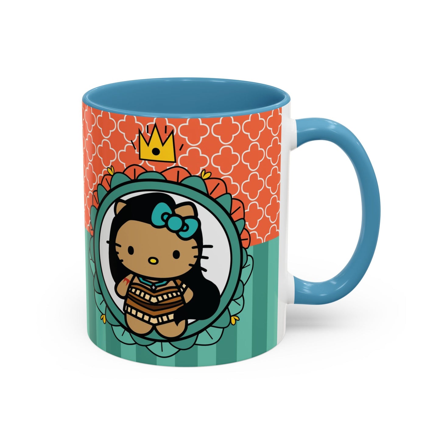 Kawaii Princess Girl Illustration Mug | Accent Coffee Mug 11oz 15oz