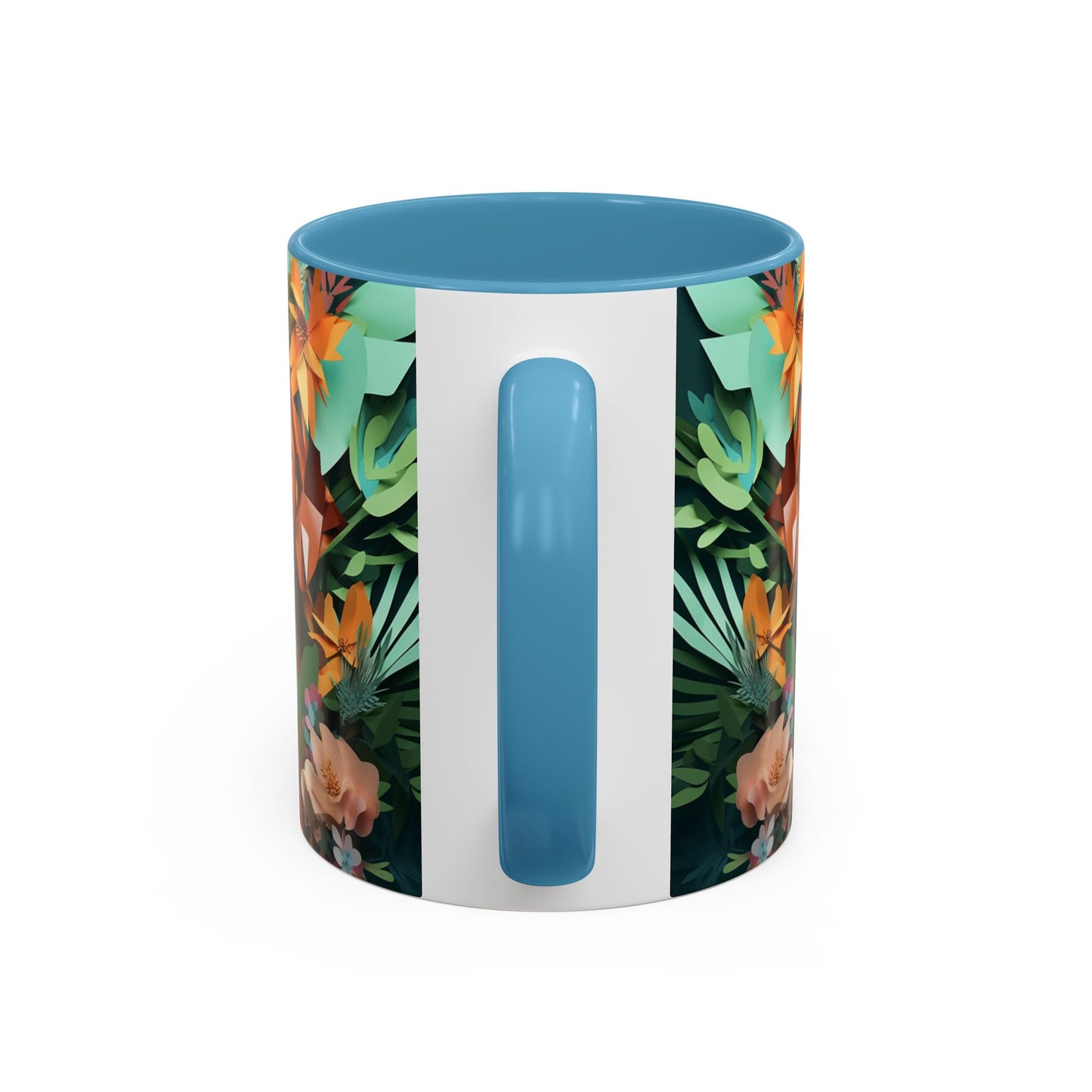 Vizsla Floral Accent Coffee Mug — Dog Portrait Botanical 11/15oz