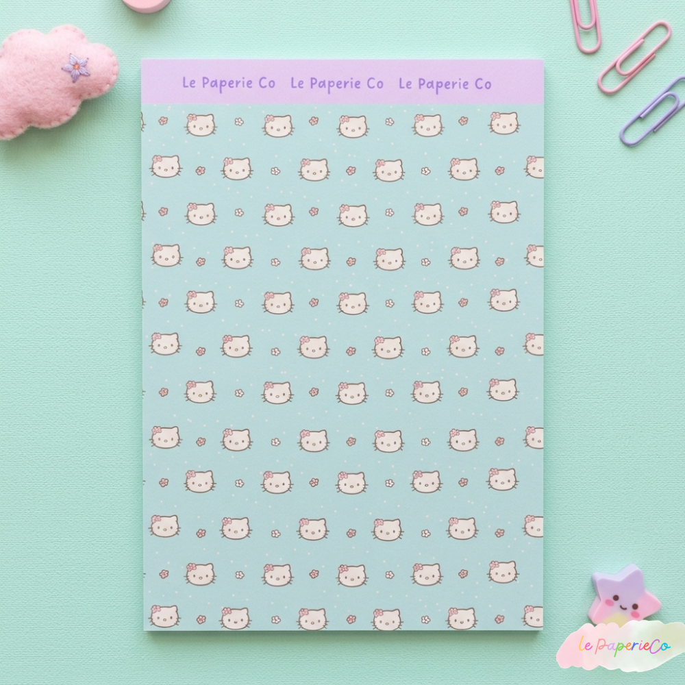 Hello Kitty Cardstock Sticker Sheet | 5x7 in.