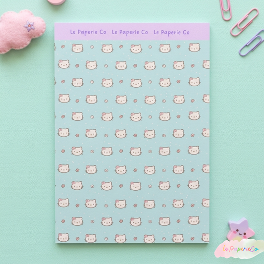 Hello Kitty Cardstock Sticker Sheet | 5x7 in.